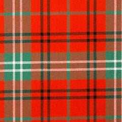 16oz Heavyweight Tartan Fabric   Morrison Red ancient