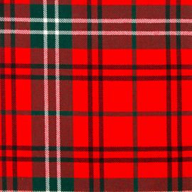 16oz Heavyweight Tartan Fabric   Morrison Red modern