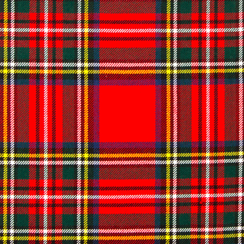 13oz Mediumweight Tartan Fabric   Stewart Royal modern