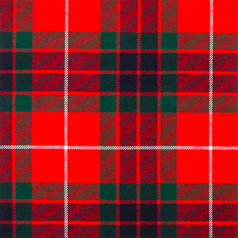 10oz Lightweight Tartan Fabric   Fraser Red (Dress) modern