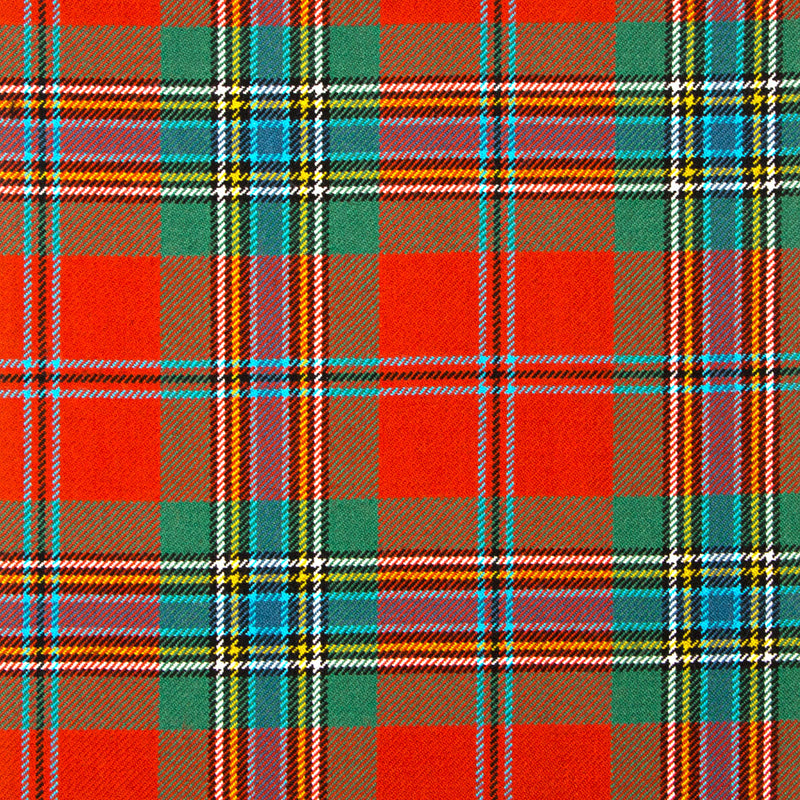 10oz Lightweight Tartan Fabric   MacLean of Duart Red ancient