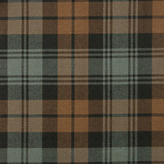 10oz Lightweight Tartan Fabric   Black Watch weathered (aka Campbell, Grant Hunting)