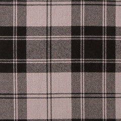 10oz Lightweight Tartan Fabric   Douglas Grey ancient