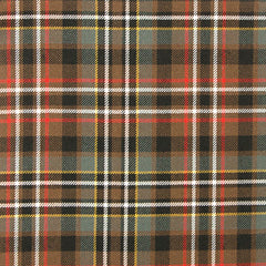 10oz Lightweight Tartan Fabric   Scott Green weathered