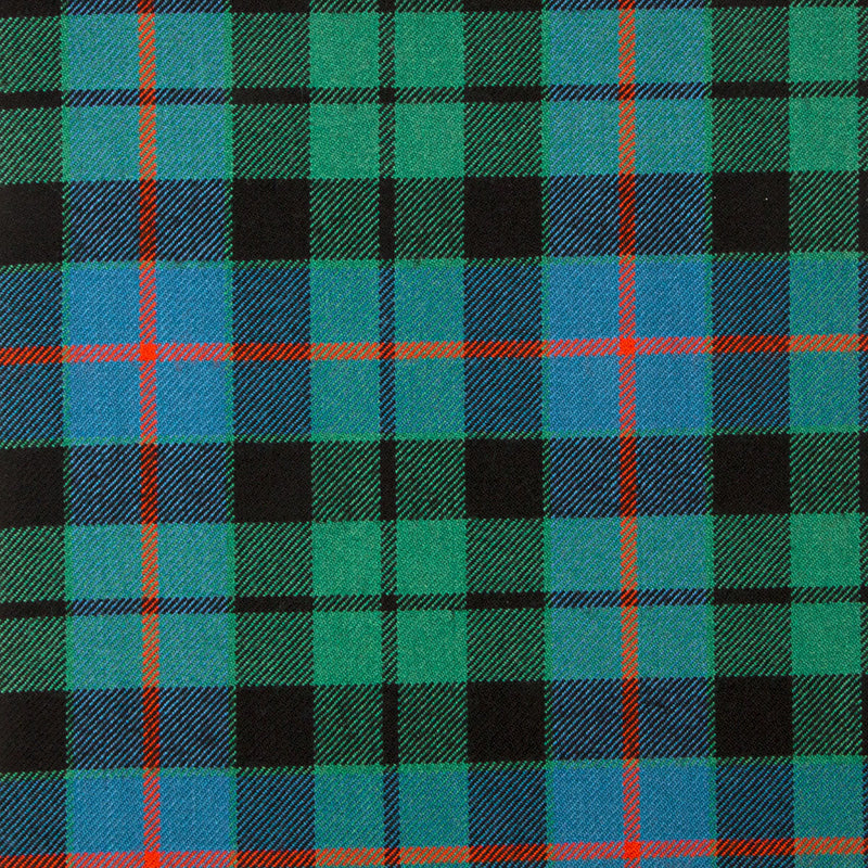 10oz Lightweight Tartan Fabric   Morrison Green (Hunting) ancient