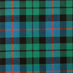 10oz Lightweight Tartan Fabric   Morrison Green (Hunting) ancient