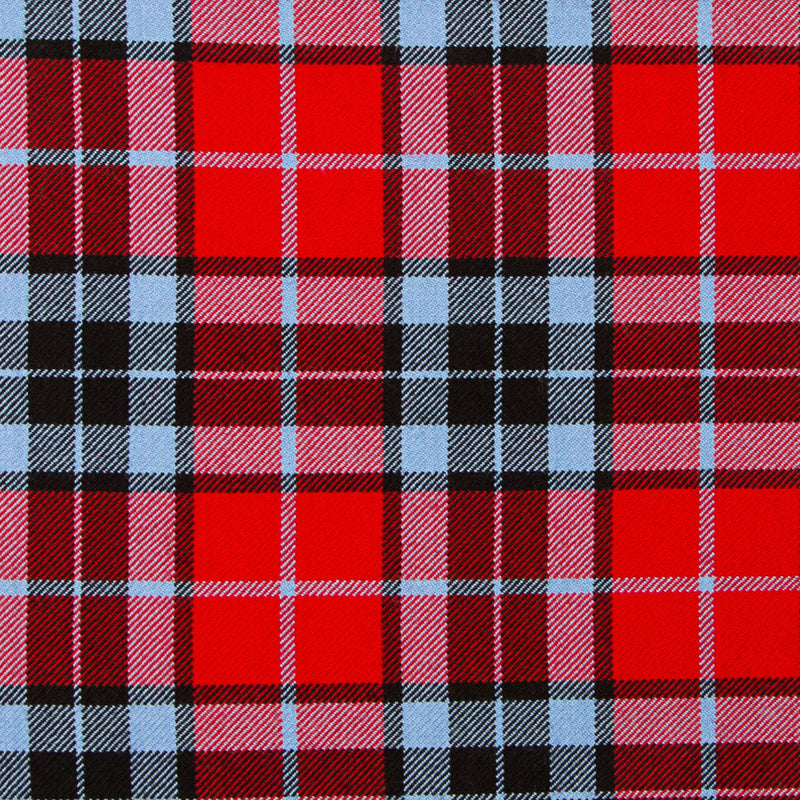 10oz Lightweight Tartan Fabric   Thompson Red (aka MacTavish) modern