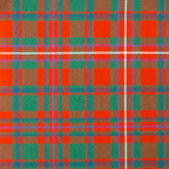 10oz Lightweight Tartan Fabric   MacKinnon RED ancient