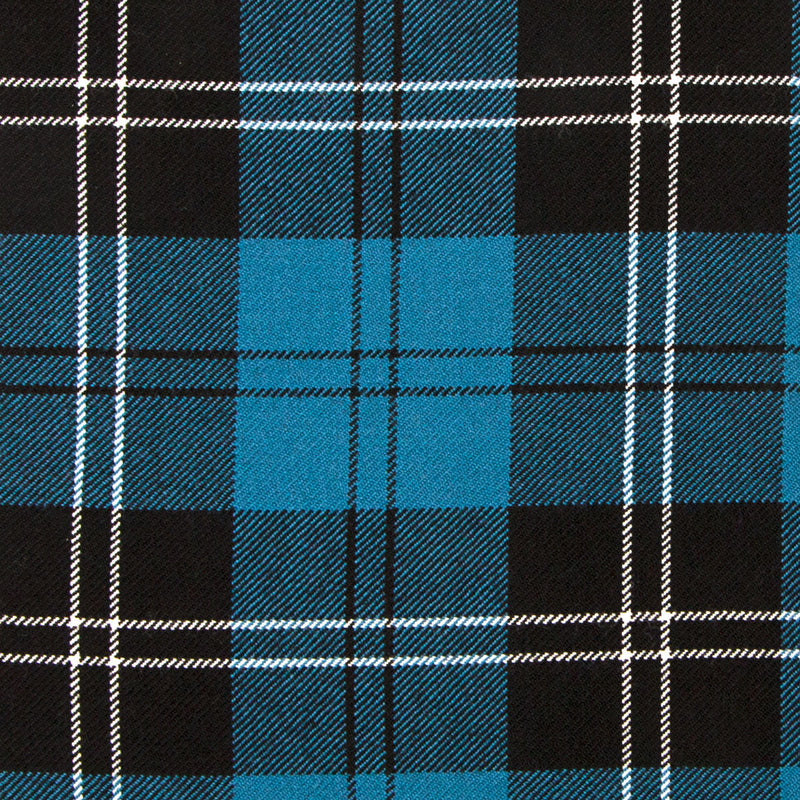 10oz Lightweight Tartan Fabric   Ramsay Blue ancient