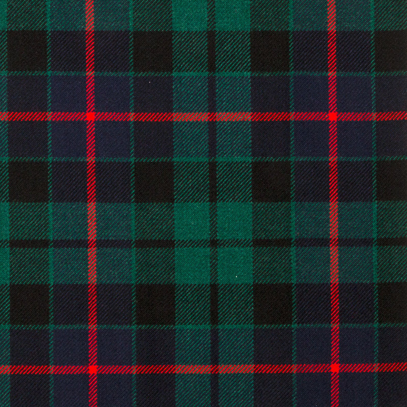 10oz Lightweight Tartan Fabric   Morrison Green Hunting modern