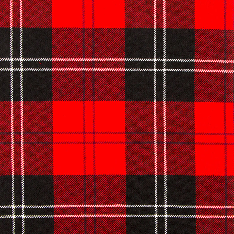 13oz Mediumweight Tartan Fabric   Ramsay Red modern