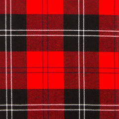 13oz Mediumweight Tartan Fabric   Ramsay Red modern
