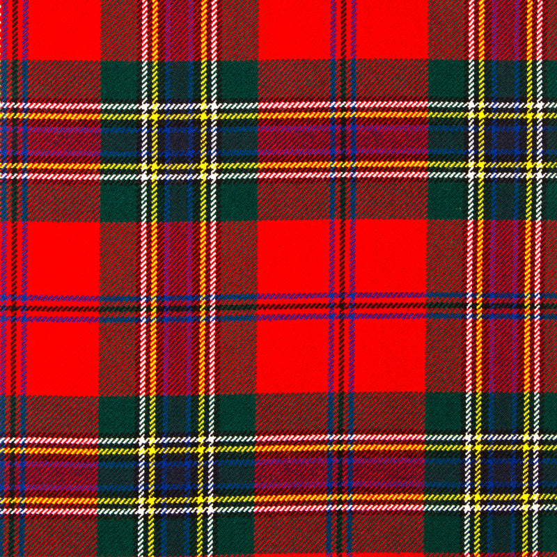 13oz Mediumweight Tartan Fabric   MacLean of Duart Red modern