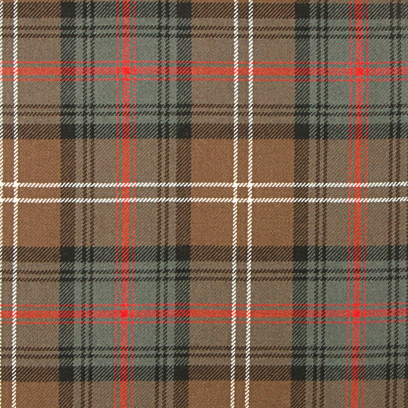 10oz Lightweight Tartan Fabric   Sutherland Old weathered