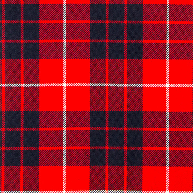 10oz Lightweight Tartan Fabric   Hamilton Red modern