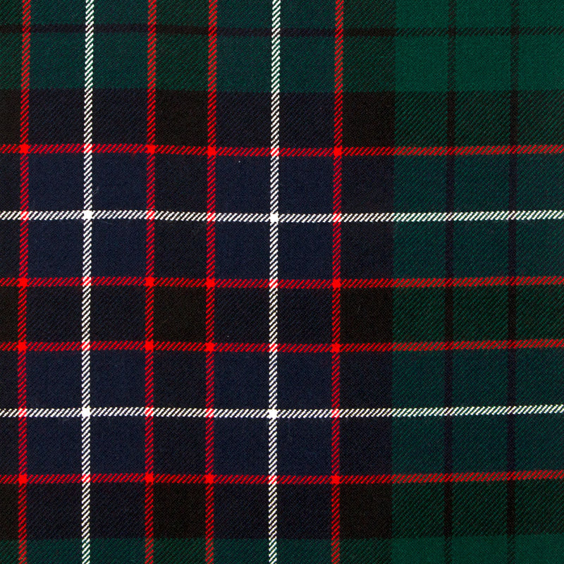 10oz Lightweight Tartan Fabric   Hunter modern (aka Galbraith/ Mitchell/ Russell)