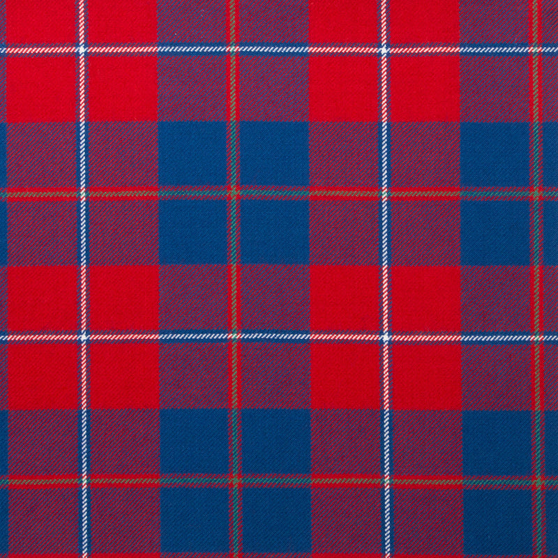 10oz Lightweight Tartan Fabric   Galloway Red modern