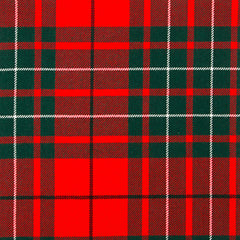 10oz Lightweight Tartan Fabric   Cumming Clan (Red) modern