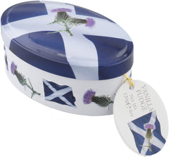 Scottish Saltire (Flag) Vanilla Fudge Tin (Case of 18)
