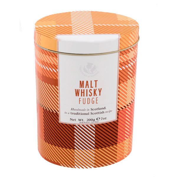 Malt Whisky Fudge Tartan Tin- 7oz (Case of 12)